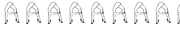 Juanjos Hot Legs font preview